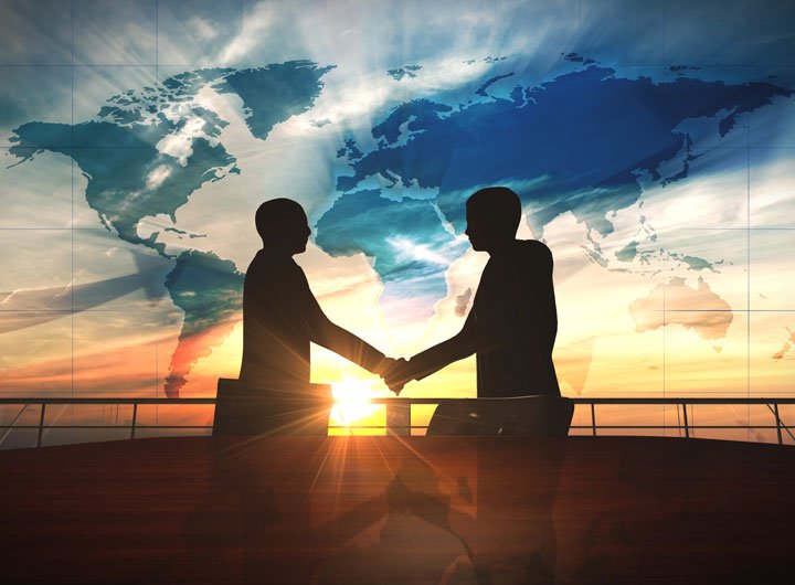 Nos tornamos <b>internacionais</b>